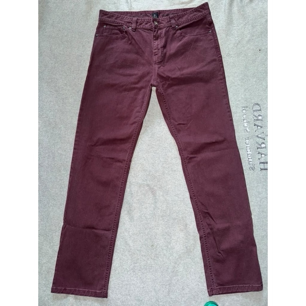 Prana Jeans Mens Plum Theorem Jeans Medium Wash Size 34‎